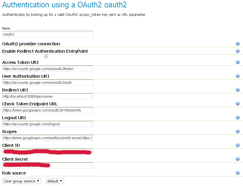 Authentication with OAuth2 — GeoServer 2.21.x User Manual